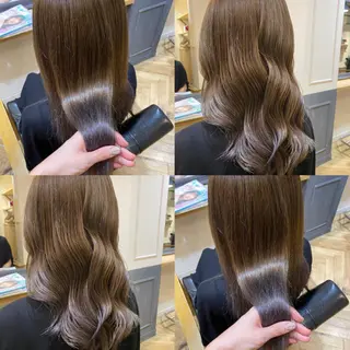 ロング カラー 艶カラー/韓国顔周り 🎀mamiのヘアスタイル