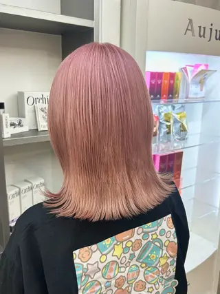 ミディアム MiRI💜地毛級 エクステ✖似合わせ技のヘアスタイル