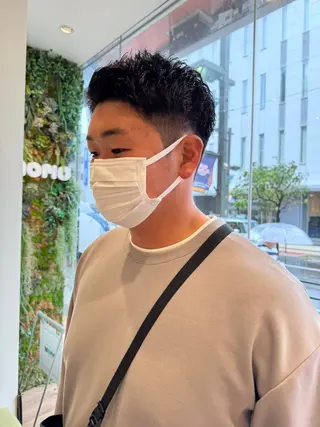 メンズ メンズカット/ ブリーチ/かほのヘアスタイル