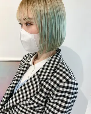 ミディアム カラー ANY／SUE 千葉パーマのヘアスタイル