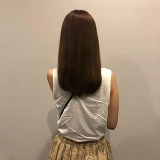 セミロング パーマ ケアブリーチ/ボブ/ honoのヘアスタイル