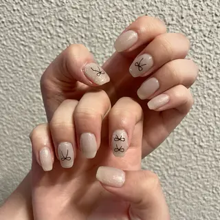 ネイル By moonネイル 🌷ワンホン/韓国風のネイルデザイン