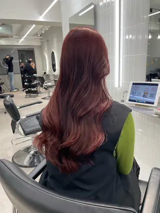 ロング カラー ヘアアレンジ ONYX 表参道所属・ショート/ボブ/似 合わせ/顔周りカットのヘアスタイル