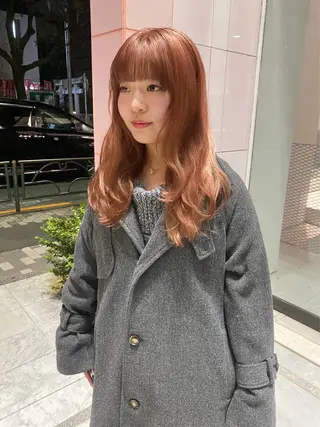 セミロング riria/ボブ /ブラウンカラー🎀のヘアスタイル