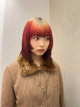 セミロング カラー 吉祥寺/個性派/ kazuha🩰のヘアスタイル