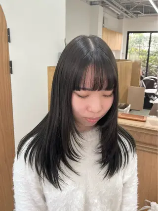 ロング カラー miyu /レイヤー/ブリーチのヘアスタイル