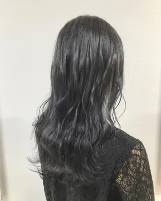 セミロング カラー ヘアアレンジ GiseL天神カラー 髪質改善/ブリーチのヘアスタイル