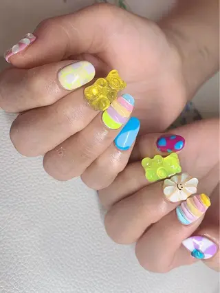 ネイル 長さだし専門店 M2　rikaのネイルデザイン