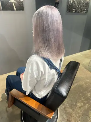 セミロング Baby美容師 Ninaのヘアスタイル