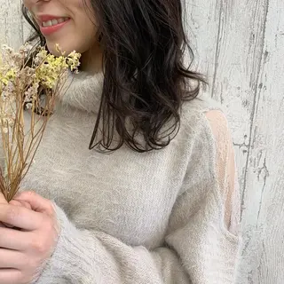 ミディアム 髪質改善/縮毛矯正 ツヤ髪🩷さつきのヘアスタイル