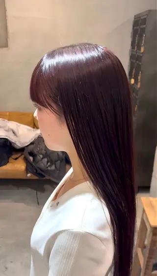 ロング 佐々木 蓮のヘアスタイル