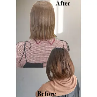 ミディアム カラー _White所属・ＳＨＩ ＺＵのヘアスタイル