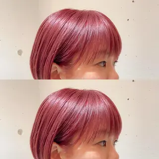 ショート カラー THE DAY所属・AKI HASHIMOTOのヘアスタイル