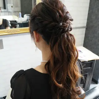 ロング ヘアアレンジ T he apartment of  solon船橋2nd所属・solon船橋2nd Amiのヘアスタイル
