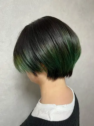 ショート カラー MIKOTO/マンツ ーマン/髪質改善🤎のヘアスタイル