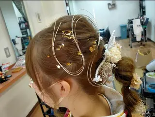 ヘアアレンジ 花魁変幻処 椛かぐら inヘアサロンクレアのマツエク・マツパデザイン