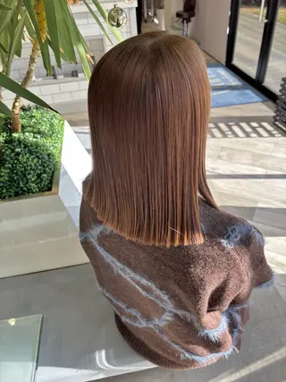 ミディアム 𝘙𝘠𝘖🤎 熊谷/籠原/深谷のヘアスタイル