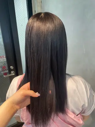 カラー 暖色/ハイトーン/ カラー/HBLのヘアスタイル