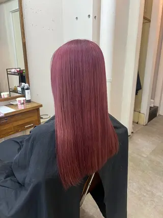 ロング 店長🩷艶カラー 🧡💛リサ🫧のヘアスタイル
