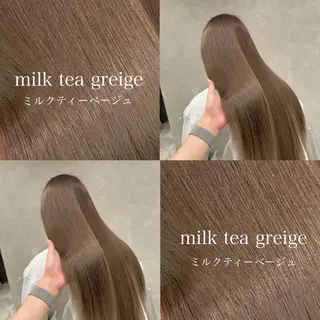 ロング カラー regalo 森重ユウのヘアスタイル