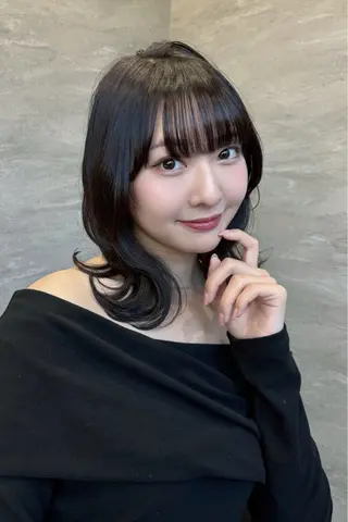 ミディアム カラー 永井大樹✨ 透明感カラー✨のヘアスタイル