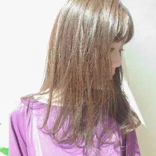 ロング カラー 髪質改善/ブリーチ 田代 龍我のヘアスタイル