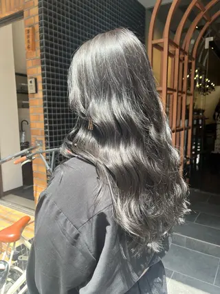 ロング カラー Uo/似合わせパーマ /髪質改善/四条烏丸のヘアスタイル