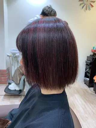 ミディアム カラー 髪質改善&Spa fee南越谷2号店所属・髪質改善/南越谷/ 山岸彩夏のヘアスタイル