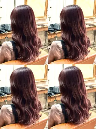 セミロング カラー ✂︎cadre✂︎ 🪶かまだれいし🪶のヘアスタイル