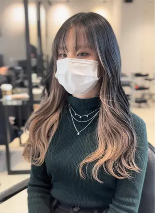 ロング カラー レイヤー/透明感 カラー🌿KANTAのヘアスタイル