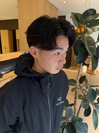 パーマ 森浦 莉乃のヘアスタイル