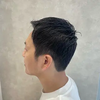 メンズ ダウンパーマ特化💎 ボブ・レイヤーりなのヘアスタイル