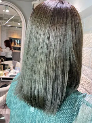 ミディアム 長谷川 新太のヘアスタイル