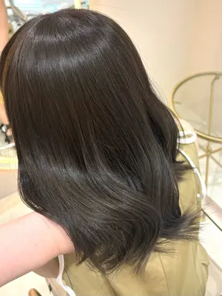 ロング カラー 武藤 胡桃のヘアスタイル