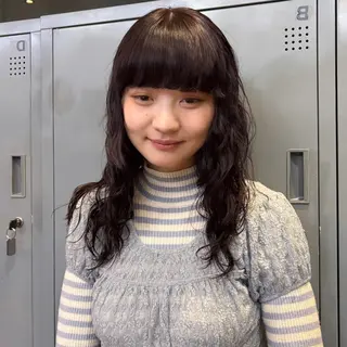 ロング 🍎似合わせハイトー ン🍎ののかのヘアスタイル