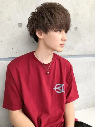 ショート パーマ メンズ 横浜メンズパーマ🔥 大野賢人のヘアスタイル