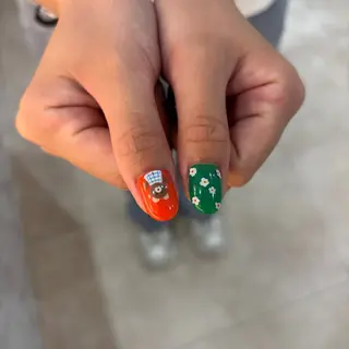 ネイル 栗田 ゆう子のネイルデザイン