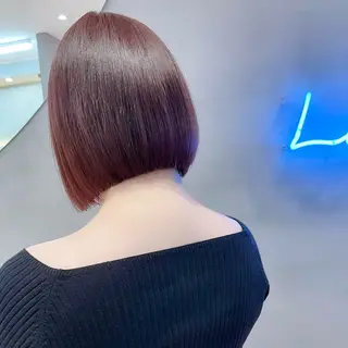 ショート Misaki /ボブ/縮毛矯正のヘアスタイル