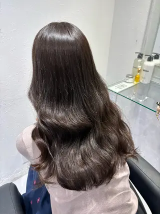 ロング カラー 表参道♡暗髪^ྀི 艶カラー♡アユミのヘアスタイル