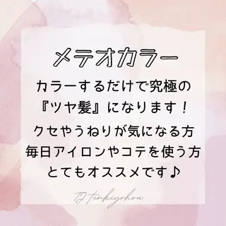 カラー ツヤ髪美容師 高尾のヘアスタイル