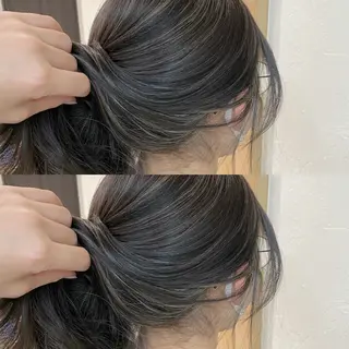 ロング 銀座/前髪顔まわり/ 透明感カラー/danのヘアスタイル