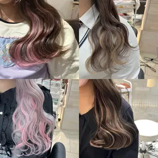 ロング SEDEAL所属・ハイトーン/エクステ 韓国風/y2kカイラのヘアスタイル