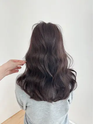 ミディアム めい/透明感カラー /銀座のヘアスタイル