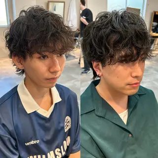 パーマ 【メンズ韓国ヘア 千葉駅/カルマパーマのヘアスタイル