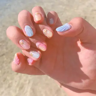 ネイル La neige* yuki 🥯🍑のネイルデザイン