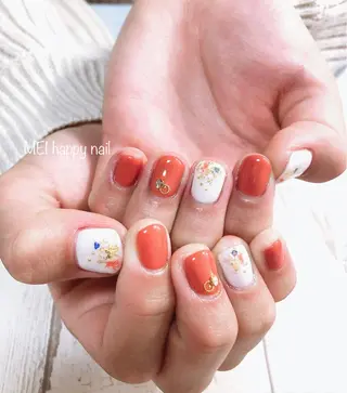 ネイル 北浦和 自爪育成ケアのネイルデザイン