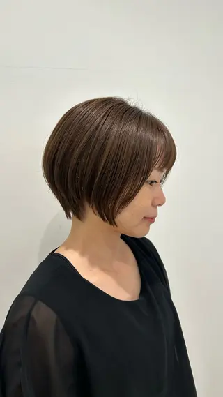 ショート レイヤー・ナチュラル RUKUのヘアスタイル