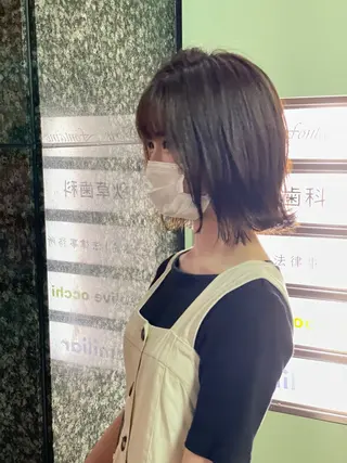 ミディアム amber池袋所属・美髪矯正・ブリーチ 矯正🫧秋元ゆたかのヘアスタイル