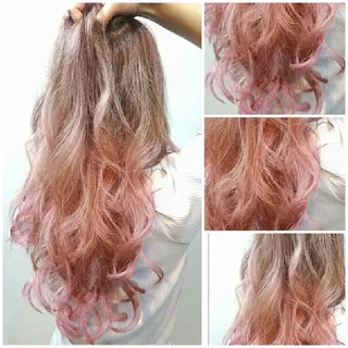 ロング カラー ヘアアレンジ Shelltie Fiel (シェルティフィエル)所属・次世代シールエクステ 錦糸町 小泉 朋之のヘアスタイル