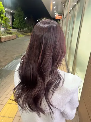 ロング カラー 加藤 奈菜のヘアスタイル